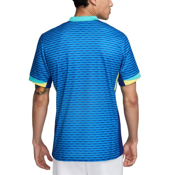 Brazil National Team Nike 2024 Away Stadium Replica Jersey?ยจC Blue - Image 6