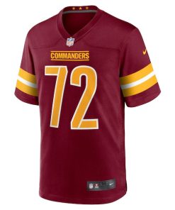 Alternative view of Viliami Fehoko Jr. Washington Commanders Nike Team Game Jersey -  Burgundy