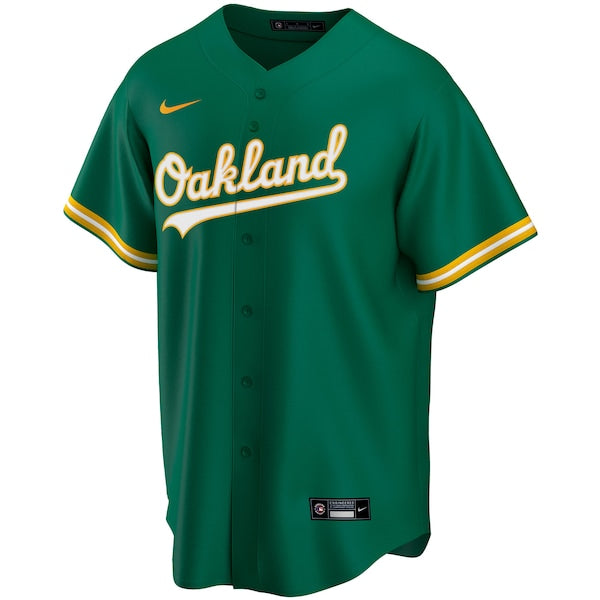 Oakland Athletics Nike Youth Alternate Replica Team Jersey - Kelly Green - Image 2