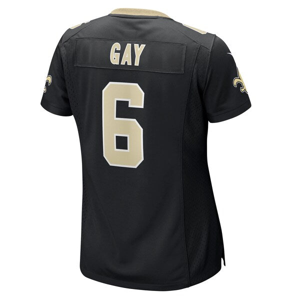 Willie Gay New Orleans Saints Nike Women's Game Jersey - Black - Image 3