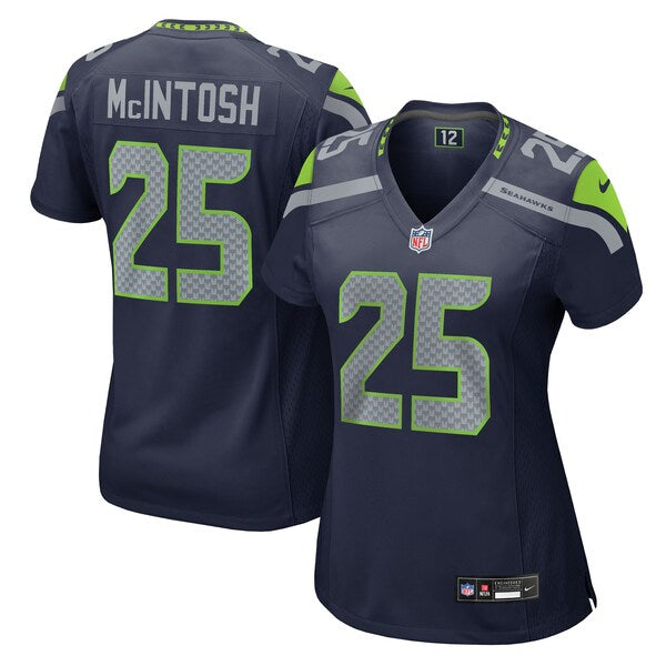 Kenny McIntosh Seattle Seahawks Nike Women's Team Game Jersey - College Navy/Navy - Image 6