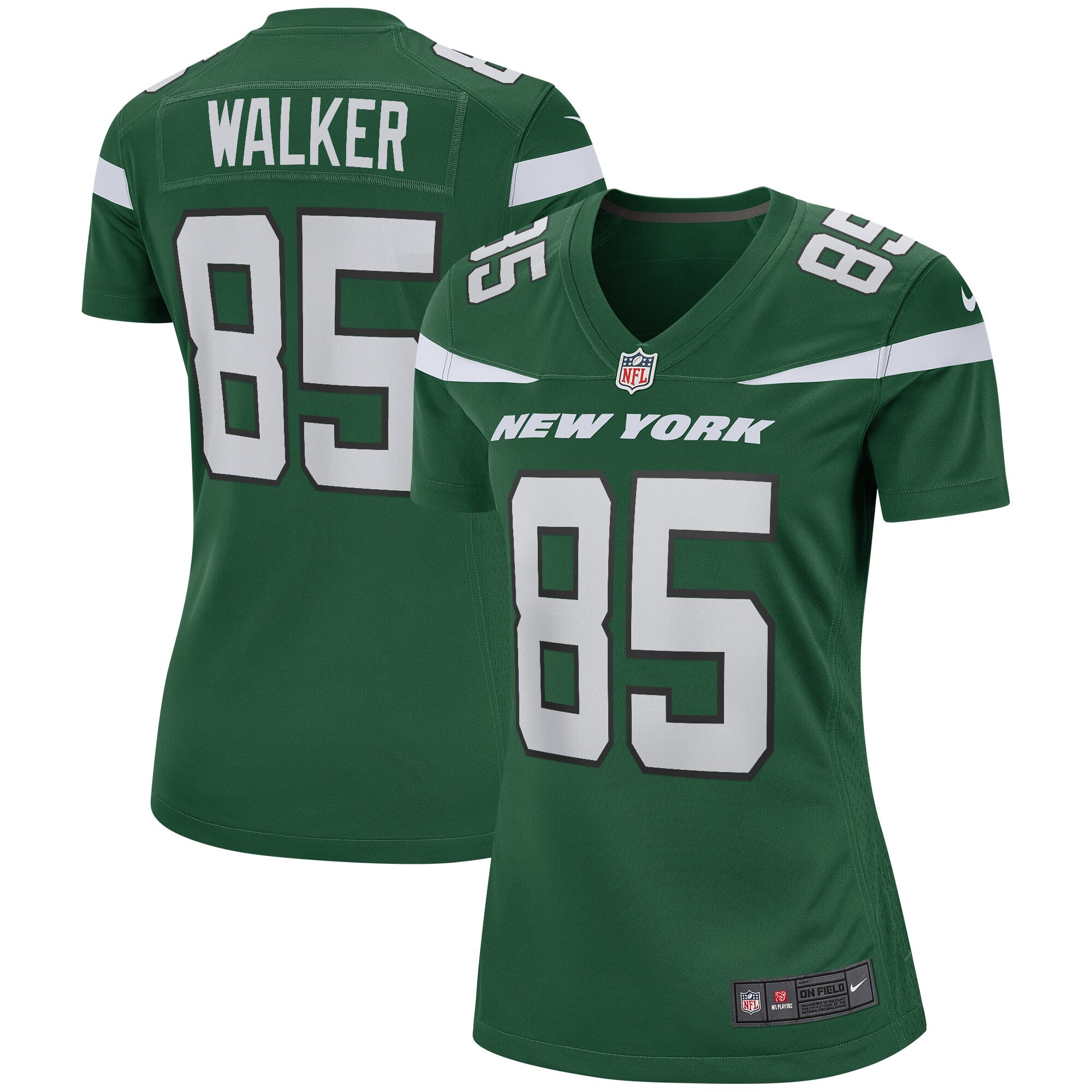 Wesley Walker New York Jets Nike Women's Legacy Retired Player Game Jersey - White/Green - Image 5