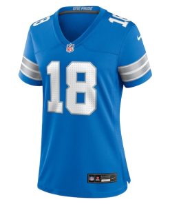 Alternative view of Isaac TeSlaa Detroit Lions Nike Women's Game Player Jersey - Blue