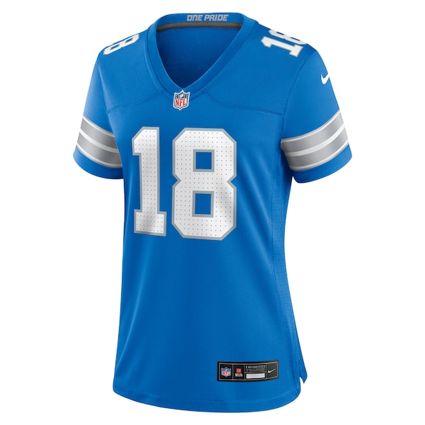 Isaac TeSlaa Detroit Lions Nike Women's Game Player Jersey - Blue - Image 2
