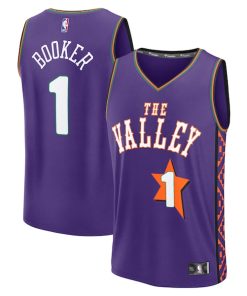 Devin Booker Phoenix Suns  2024/25 Fast Break Player Jersey - City Edition - Purple