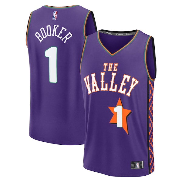 Devin Booker Phoenix Suns 2024/25 Fast Break Player Jersey - City Edition - Purple