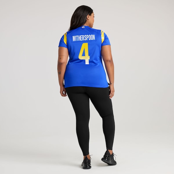 Ahkello Witherspoon Los Angeles Rams Nike Women's Team Game Jersey - Royal - Image 6