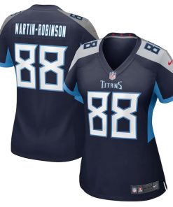 Alternative view of David Martin-Robinson Tennessee Titans Nike Women's  Game Jersey -  Navy