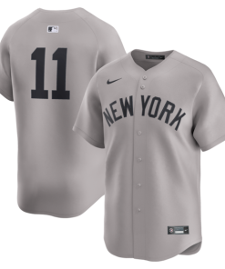 Anthony Volpe New York Yankees Nike Road Limited Player Jersey - Gray/White