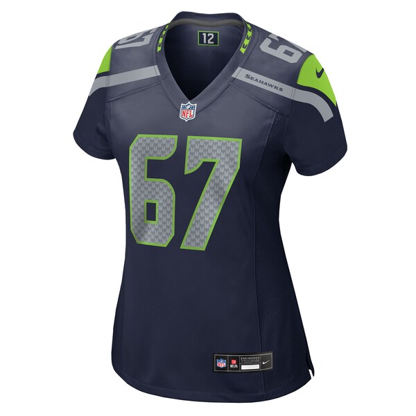 Charles Cross Seattle Seahawks Nike Women's Team Game Jersey - College Navy - Image 3