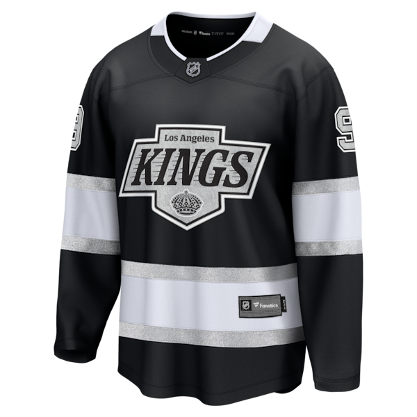 Adrian Kempe Los Angeles Kings Home Premier Breakaway Player Jersey - Black - Image 2