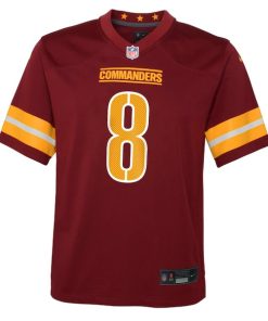 Alternative view of Brian Robinson Jr. Washington Commanders Nike Youth Game Jersey - Burgundy