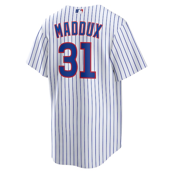 Greg Maddux Chicago Cubs Nike Home Retired Player Replica Jersey - White - Image 3