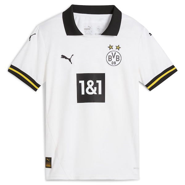 Borussia Dortmund Puma Youth 2024/25 Third Replica Jersey - White - Image 2