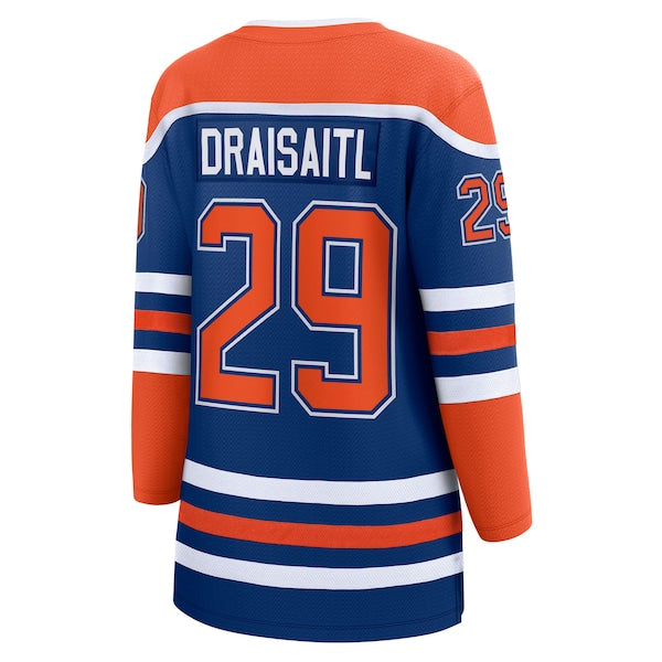 Leon Draisaitl Edmonton Oilers Women's 2025 Stanley Cup Final Home Breakaway Jersey - Royal - Image 3