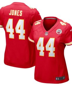Alternative view of Cam Jones Kansas City Chiefs Nike Women's  Game Jersey -  Red