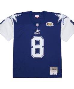 Alternative view of Troy Aikman Dallas Cowboys  1995 Legacy Replica Jersey - Navy