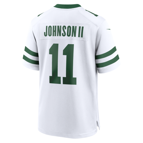 Jermaine Johnson II New York Jets Nike Alternate Game Jersey - Spotlight White/Green - Image 4