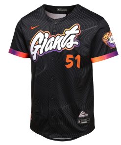 Alternative view of Jung Hoo Lee San Francisco Giants Outerstuff Youth 2025 City Connect Limited Jersey - Anthracite