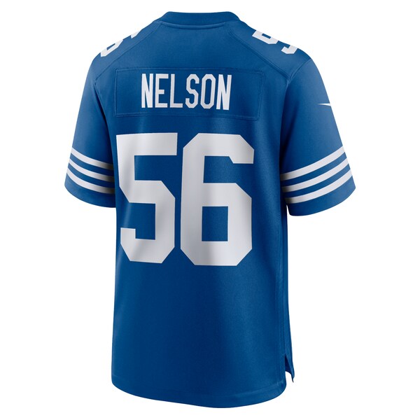 Men's Nike Quenton Nelson Royal Indianapolis Colts Alternate Game Jersey/White - Image 4