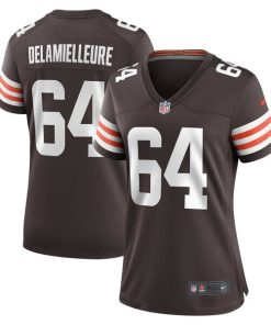 Joe DeLamielleure Cleveland Browns Nike Women's Game Retired Player Jersey - Brown
