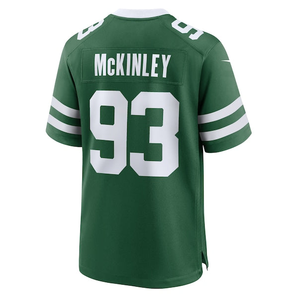 Takk McKinley New York Jets Nike Team Game Jersey - Legacy Green - Image 3