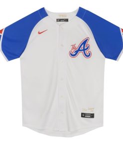 Alternative view of Atlanta Braves Nike Preschool City Connect Jersey - White