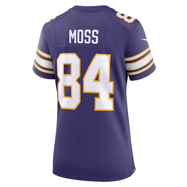 Randy Moss Minnesota Vikings Nike Women's Classic Retired Player Game Jersey - Purple - Image 3
