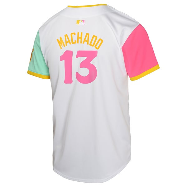 Manny Machado San Diego Padres Nike Youth City Connect Limited Player Jersey - White - Image 3