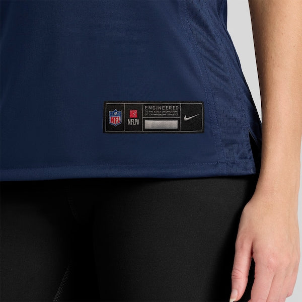 Miles Battle New England Patriots Nike Women's Game Jersey - Navy - Image 9