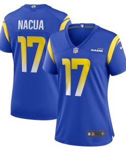 Puka Nacua Los Angeles Rams Nike Women's Home Game Jersey - Royal