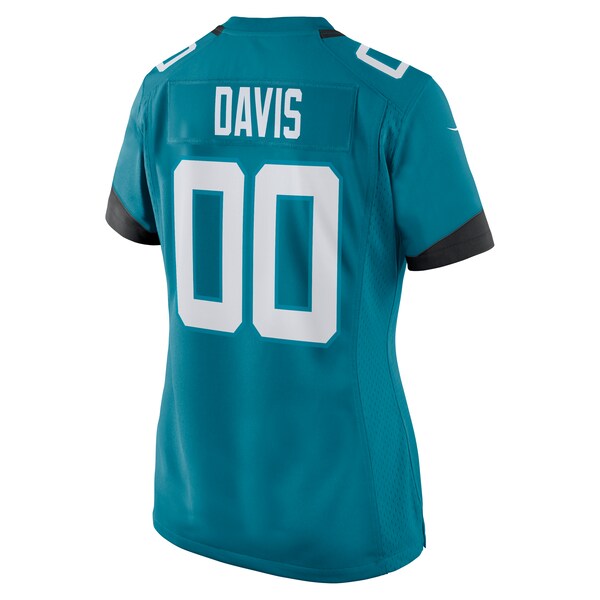 Gabe Davis Jacksonville Jaguars Nike Women's Team Game Player Jersey - Teal - Image 3