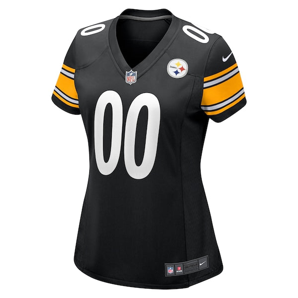 Justin Fields Pittsburgh Steelers Nike Women's Game Player Jersey - Black - Image 2