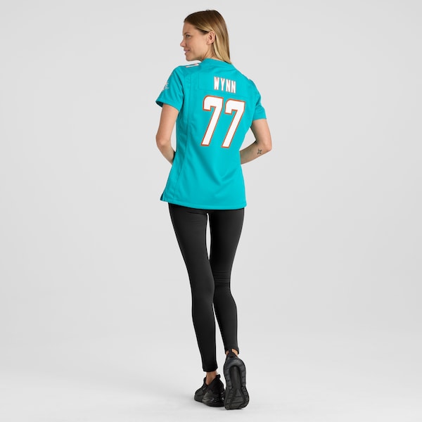 Isaiah Wynn Miami Dolphins Nike Women's Game Jersey - Aqua - Image 5