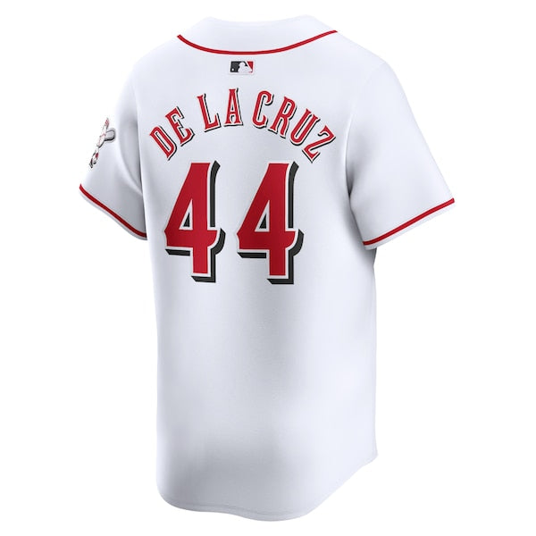 Elly De La Cruz Cincinnati Reds Nike Home Limited Player Jersey - White - Image 3