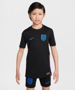 England Women's National Team Nike Youth 2025/26 Away Replica Jersey - Black