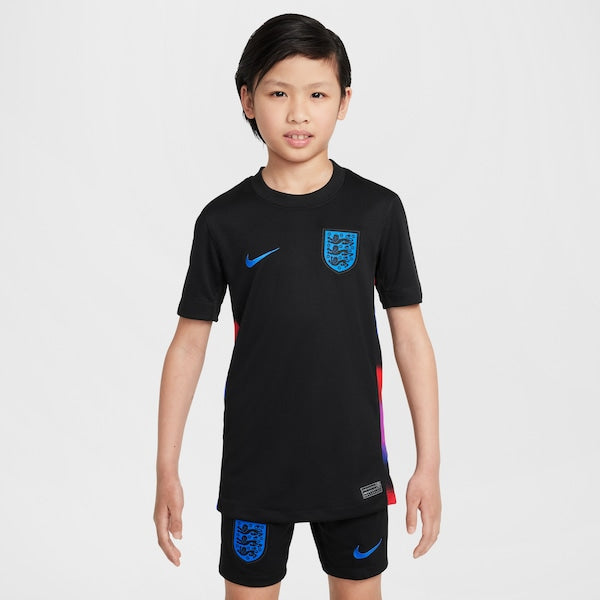 England Women's National Team Nike Youth 2025/26 Away Replica Jersey - Black