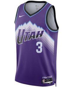 Alternative view of Keyonte George Utah Jazz Nike Unisex Swingman Jersey - Icon Edition - Purple