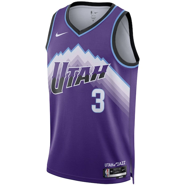 Keyonte George Utah Jazz Nike Unisex Swingman Jersey - Icon Edition - Purple - Image 2