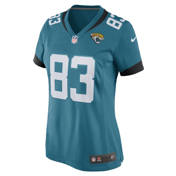 Jaylon Moore Jacksonville Jaguars Nike Women's Game Player Jersey - Teal - Image 2