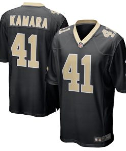 Alvin Kamara New Orleans Saints Nike Game Player Jersey - Black