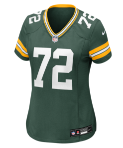Alternative view of Brant Banks Green Bay Packers Nike Women's Team Game Jersey -  Green