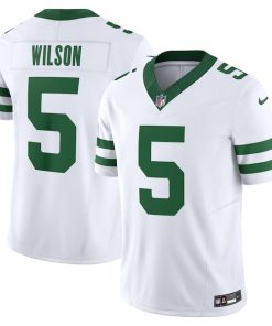 Garrett Wilson New York Jets Nike Vapor F.U.S.E. Limited Jersey  - Legacy White/Black