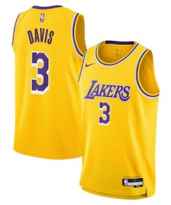 Anthony Davis Los Angeles Lakers Nike Youth Swingman Jersey - Icon Edition - Gold