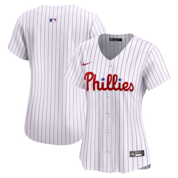 Philadelphia Phillies Nike Women's Home Limited Jersey - White/Light Blue - Image 2