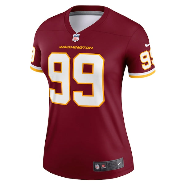 Chase Young Washington Football Team Nike Women's Legend Jersey - Burgundy - Image 2
