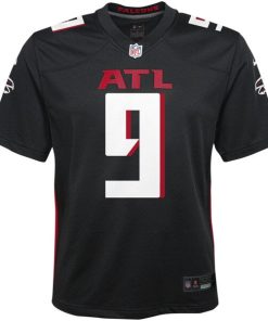Alternative view of Desmond Ridder Atlanta Falcons Nike Youth Game Jersey - Black