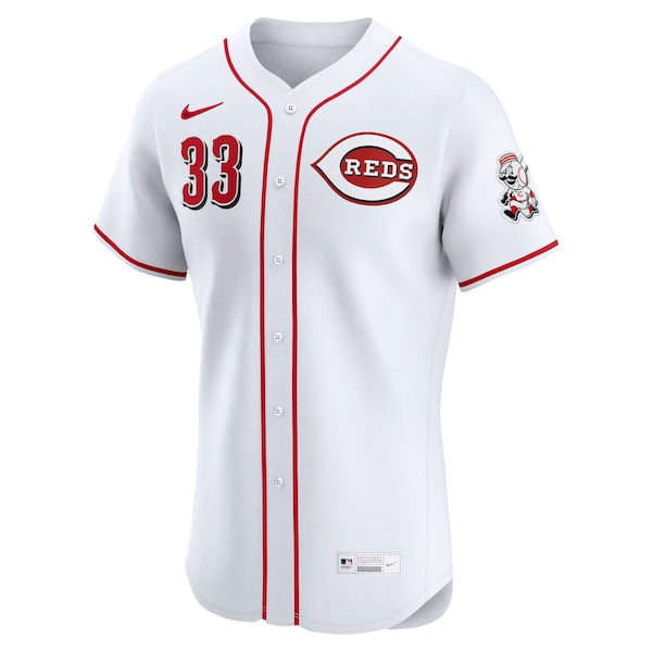 Christian Encarnacion-Strand Cincinnati Reds Nike Home Elite Jersey - White - Image 2
