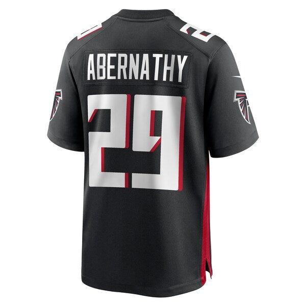 Micah Abernathy Atlanta Falcons Nike Team Game Jersey - Black - Image 3