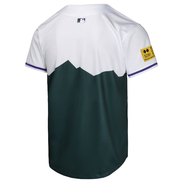 Colorado Rockies Nike Youth City Connect Limited Jersey - Green - Image 3